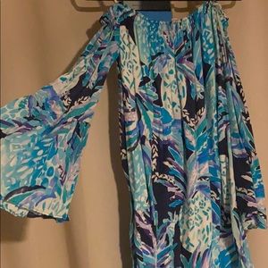 Lilly Pulitzer off the shoulder dress
